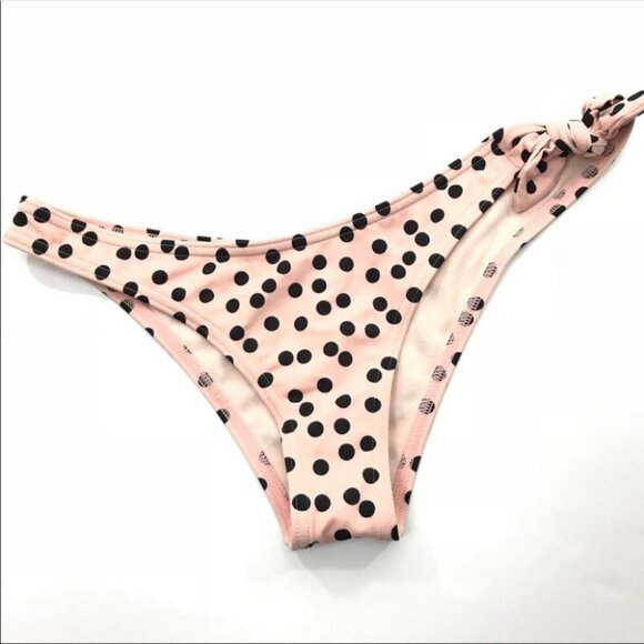 TOPSHOP Cheeky Polka Dot Bikini Bottom Sz 4 - Picture 1 of 4